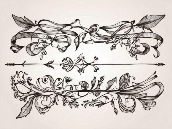 Download About Hand Drawn Floral Decorative Borde - Premium Resources